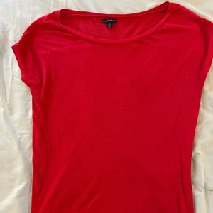 Red American Eagle t-shirt with ribbed fabric size large